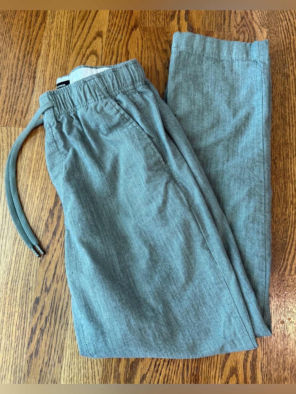 Express Cotton Drawstring Sea Salt Pants Women Sz XS